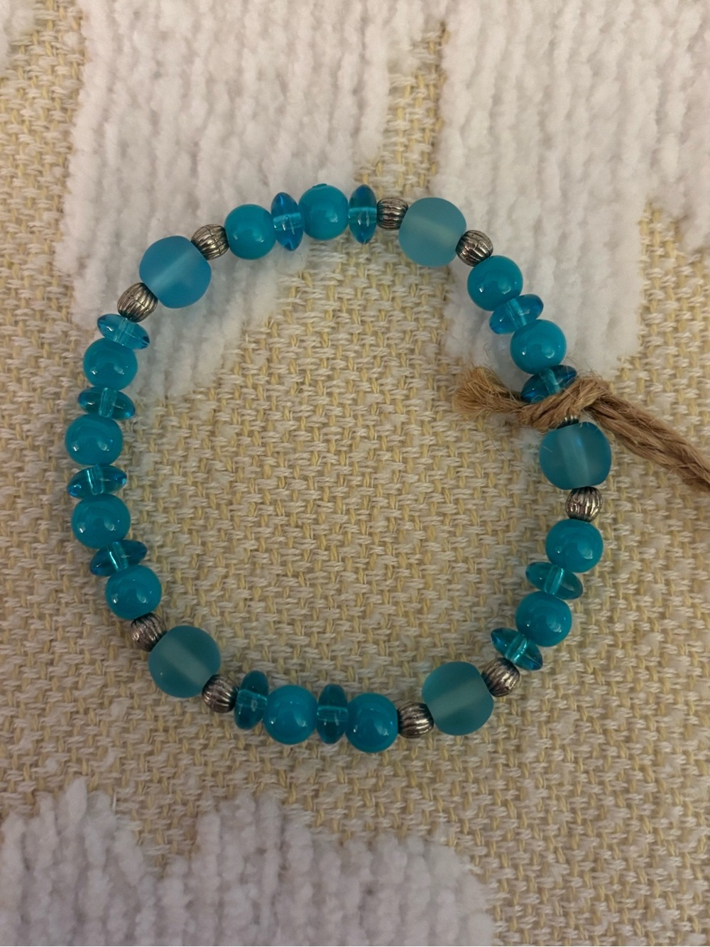 Turquoise Beaded Stretch Bracelet